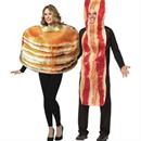 Pancake And Bacon Slice Couple Costume