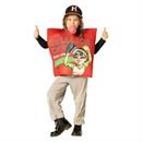 Kids Big League Chew Slammin' Strawberry Gum Pouch Tunic Costume