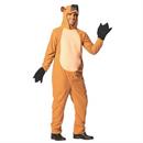Adults Capybara Hooded Jumpsuit Costume