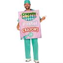 Adults Quik Change Crayola Pastel Crayon Box Costume