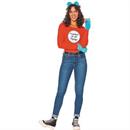 Adults Quik Change Dr. Seuss Thing 1 or Thing 2 Teacher of All Things Costume Accessory Kit - One Size