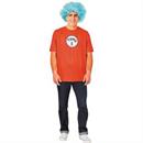 Adults Dr. Seuss Thing 1 or Thing 2 T-Shirt Costume Kit - Small/Medium