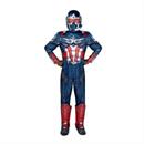 Kids Qualux Captain America: Brave New World Captain America Jumpsuit Costume