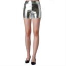 Adults Metallic Silver Boy Shorts Costume Accessory