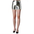Adults Metallic Silver Boy Shorts Costume Accessory