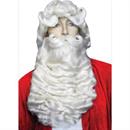 Super Deluxe Yak Santa Wig & Beard Set with Separate Mustache
