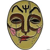 1 1/2" Krampus Dark Elf Gluggagae (Window Peeper) Full-Color Enamel Pin