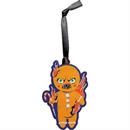 Holiday Horrors Krampus Gingerbread Metal Ornament 3"