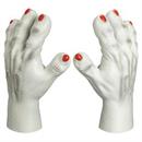 Adults Killer Klowns from Outer Space Vinyl Gloves Costume Accessory