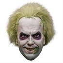 Beetlejuice Deluxe Beetlejuice Overhead Plastic Mask with Hair-One Size