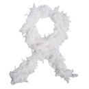 6 Ft. 40-Gram Solid White Feather Boa