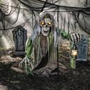 4 Ft. 10" Animated Light-Up Corroded Skeleton Reaper