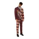 Adults Red Scary Clown Suit Costume