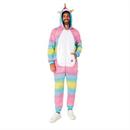 Adults Unicorn Hooded Onesie Costume