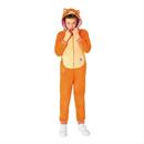 Kids Red Cat Hooded Onesie Costume