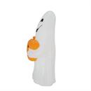 12" Light-Up LED Ghost with Jack-O'-Lantern Blow Mold Figure Halloween Decoration