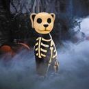 24" Light-Up Skeleton Dog Blow Mold with C7 LED Halloween Decoration