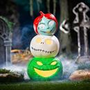 The Nightmare Before Christmas Light-Up Jack, Sally & Oogie Boogie Decoration, 18 1/2"