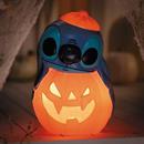 12" Light-Up Lilo & Stitch Stitch Pumpkin Stack Halloween Tabletop Decoration