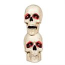 Creepy Bones Plastic Human Skull Stack Halloween Decoration 10"