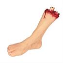 Severed Plastic Foot Halloween Tabletop Decoration 11"