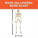 5 Ft. Hanging Multi Pose-N-Stay Life-Size Skeleton Halloween Decoration