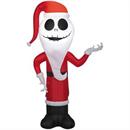 4 Ft. Airblown Inflatable The Nightmare Before Christmas Santa Jack Skellington Outdoor Yard Decoration