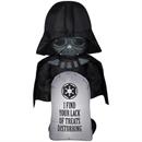 Airblown Inflatable Comic Darth Vader w/Tombstone Halloween Yard Decoration 42"