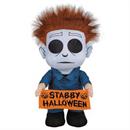 18" Halloween Michael Myers with Sign Tabletop Decoration