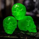 Glow-in-the-Dark Skulls Halloween Decoration - Set of 3