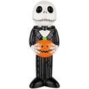 24" Light-Up The Nightmare Before Christmas Jack Skellington with Pumpkin Blow Mold Plastic Outdoor Decoration