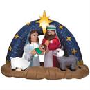 Airblown Snowy Night Nativity Scene 78\ Inflatable Christmas Outdoor Yard Decor
