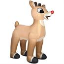 10 Ft. Airblown Inflatable Standing Rudolph the Red-Nosed Reindeer Christmas Outdoor Yard Decoration