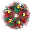 EmoteGlow™ Grinch Musical Wreath Lighted Christmas Decoration, 22"
