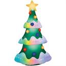 9 Ft. Airblown Inflatable Rainbow Wave Lightshow Christmas Tree Outdoor Yard Decoration
