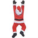 4 Ft. 11" Season Greeters Santa Hanging from the Gutter Christmas Outdoor Decoration