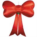 8 Ft. Airblown Inflatable Hanging Red Satin Christmas Bow Outdoor Decoration