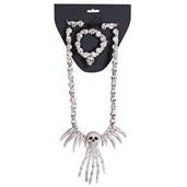 Skull Necklace and Bracelet
