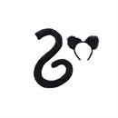 TAIL AND EARS SET-BLACK