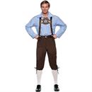 Deluxe Lederhosen Brown Adult Costume