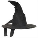 Wizard Hat Curved Black Adult Costume Accessory