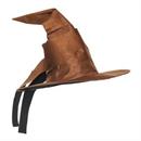 Adult's Brown Curved Wizard Hat