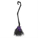 Witch Broom Black Costume Accessory