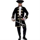 Underwraps Costumes Men's Black Pirate Captain Costume