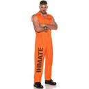 Underwraps Costumes Men's Inmate Sleeveless Jumpsuit Costume