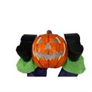 5 Ft. Animated Light-Up Upside-Down Clown with Jack-O'-Lantern Halloween Decoration