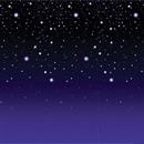 STARRY NIGHT BACKDROP 4X30 FT