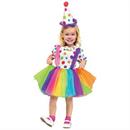 Girl's Clown Costume