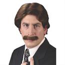 Mens Wig and Mustache