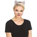 GREY/JEWELED CAT EAR